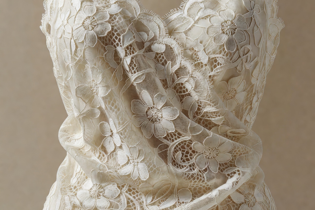 Lace texture detail